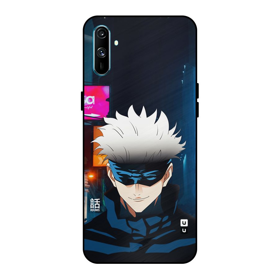 Gojo Smiles Metal Back Case for Realme C3