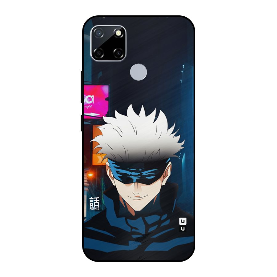 Gojo Smiles Metal Back Case for Realme Narzo 20