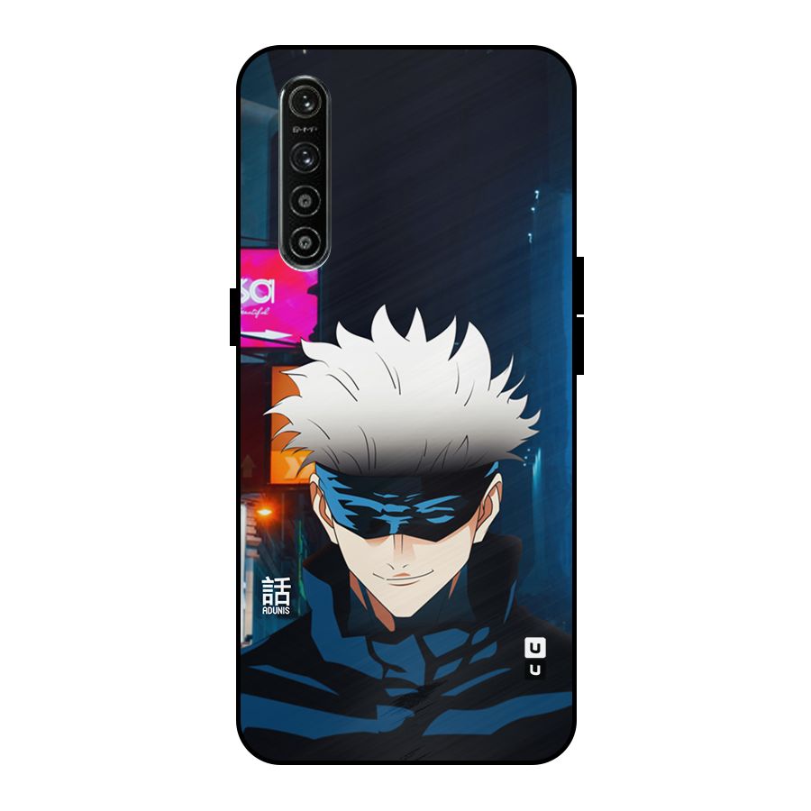 Gojo Smiles Metal Back Case for Realme XT