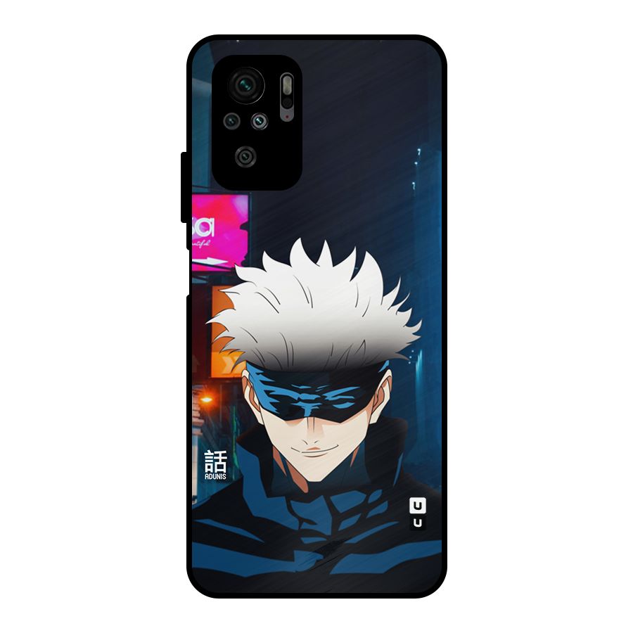Gojo Smiles Metal Back Case for Redmi Note 11 SE