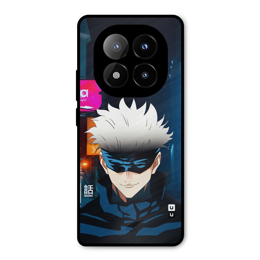 Gojo Smiles Metal Back Case for Redmi Note 14 Pro Plus 5G