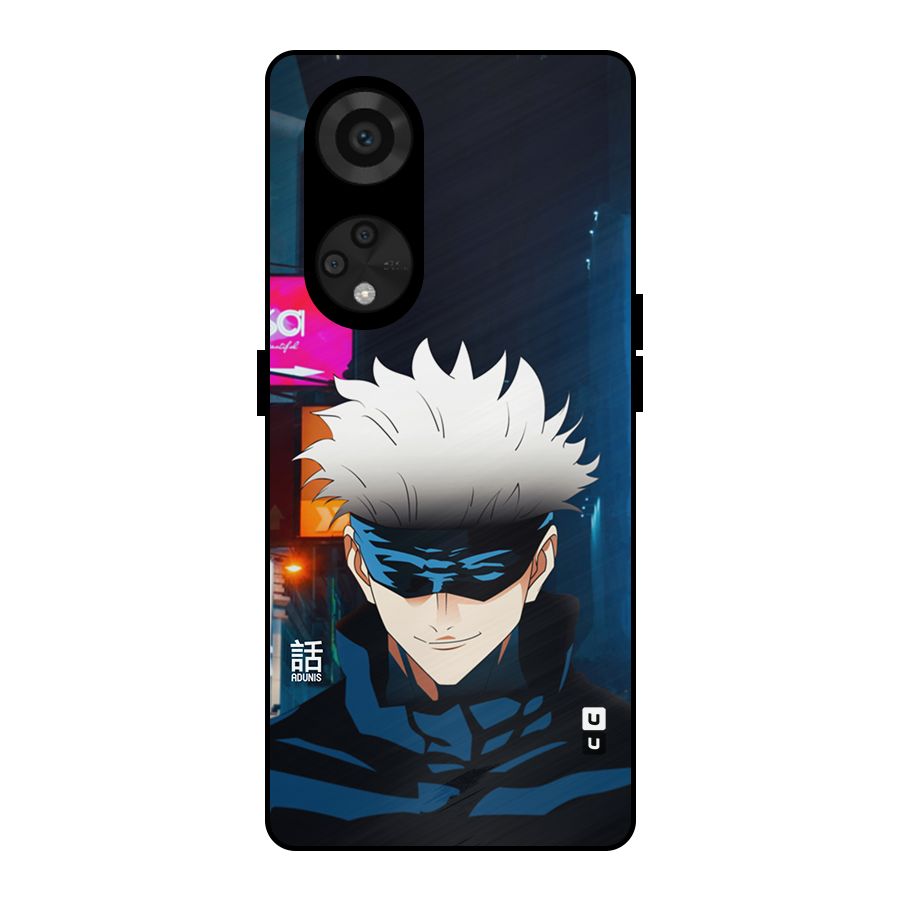 Gojo Smiles Metal Back Case for Reno8 T 5G