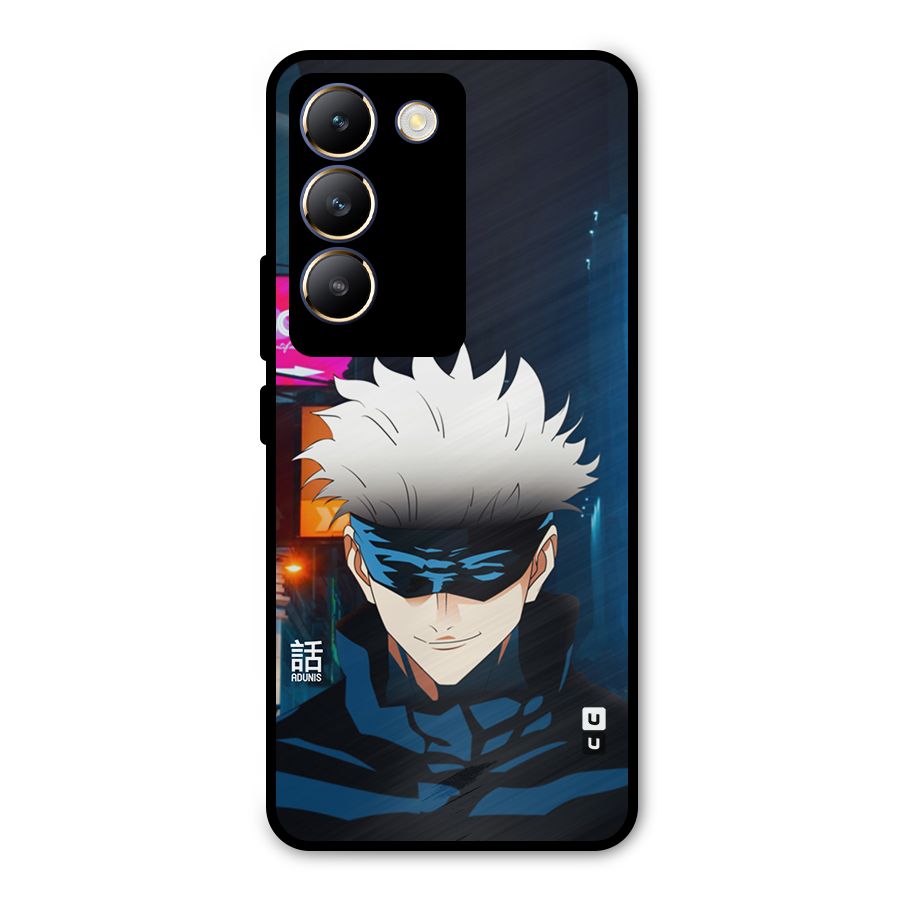 Gojo Smiles Metal Back Case for Vivo T3 5G
