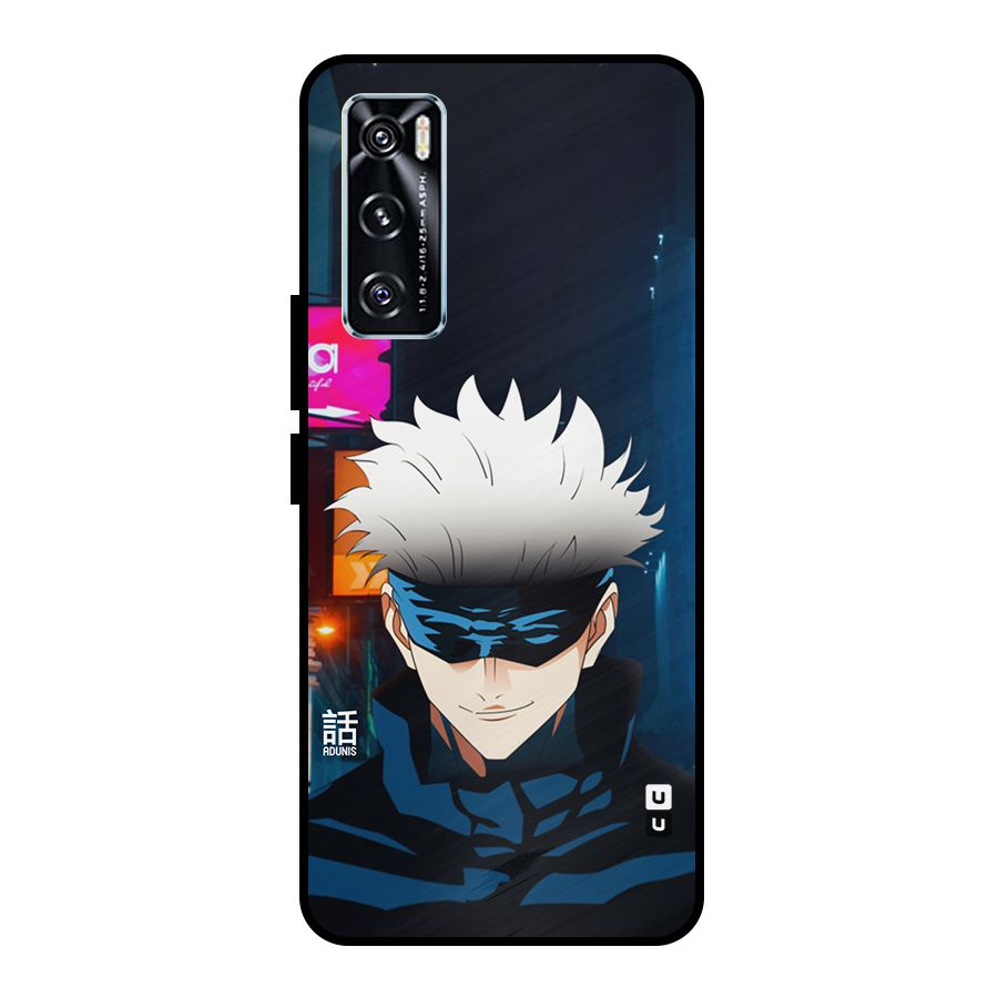 Gojo Smiles Metal Back Case for Vivo V20 SE