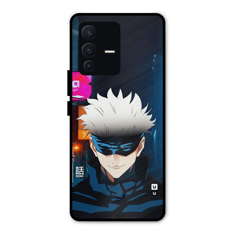 Gojo Smiles Metal Back Case for Vivo V23 Pro
