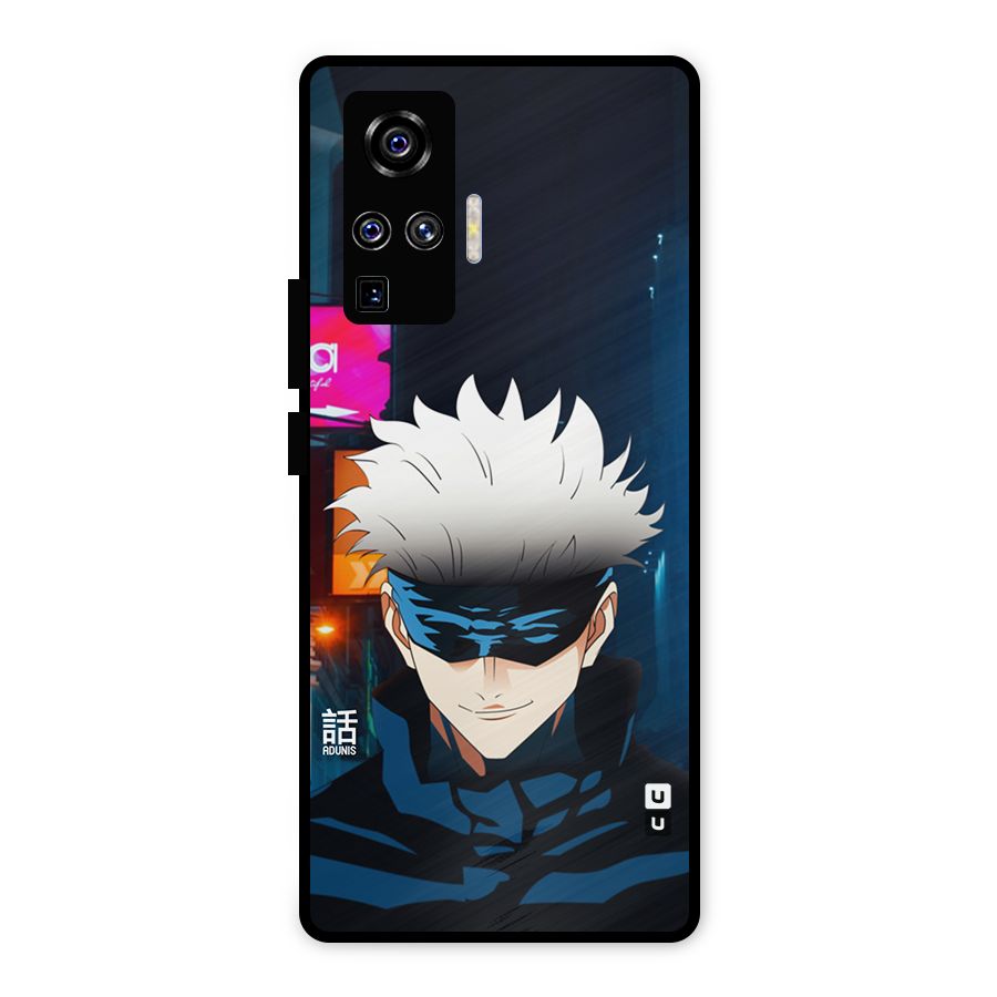 Gojo Smiles Metal Back Case for Vivo X50 Pro