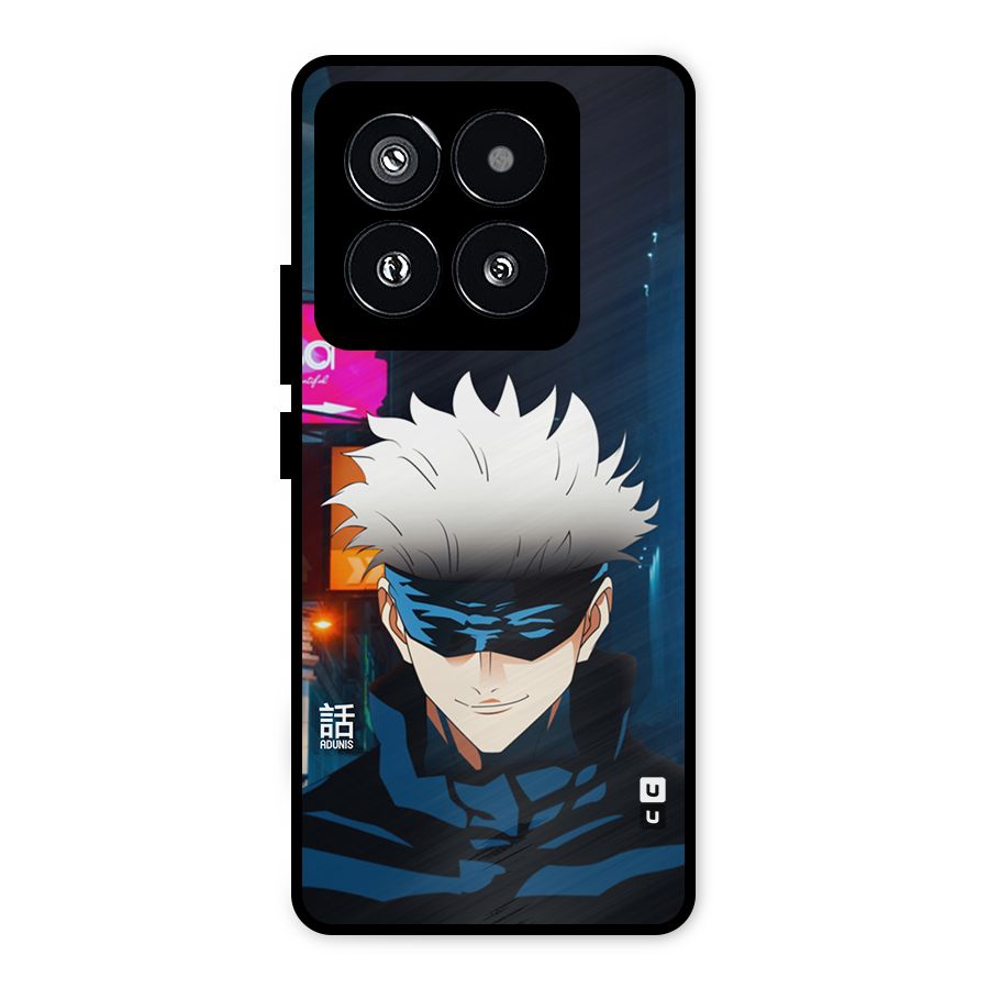 Gojo Smiles Metal Back Case for Xiaomi 14 Pro
