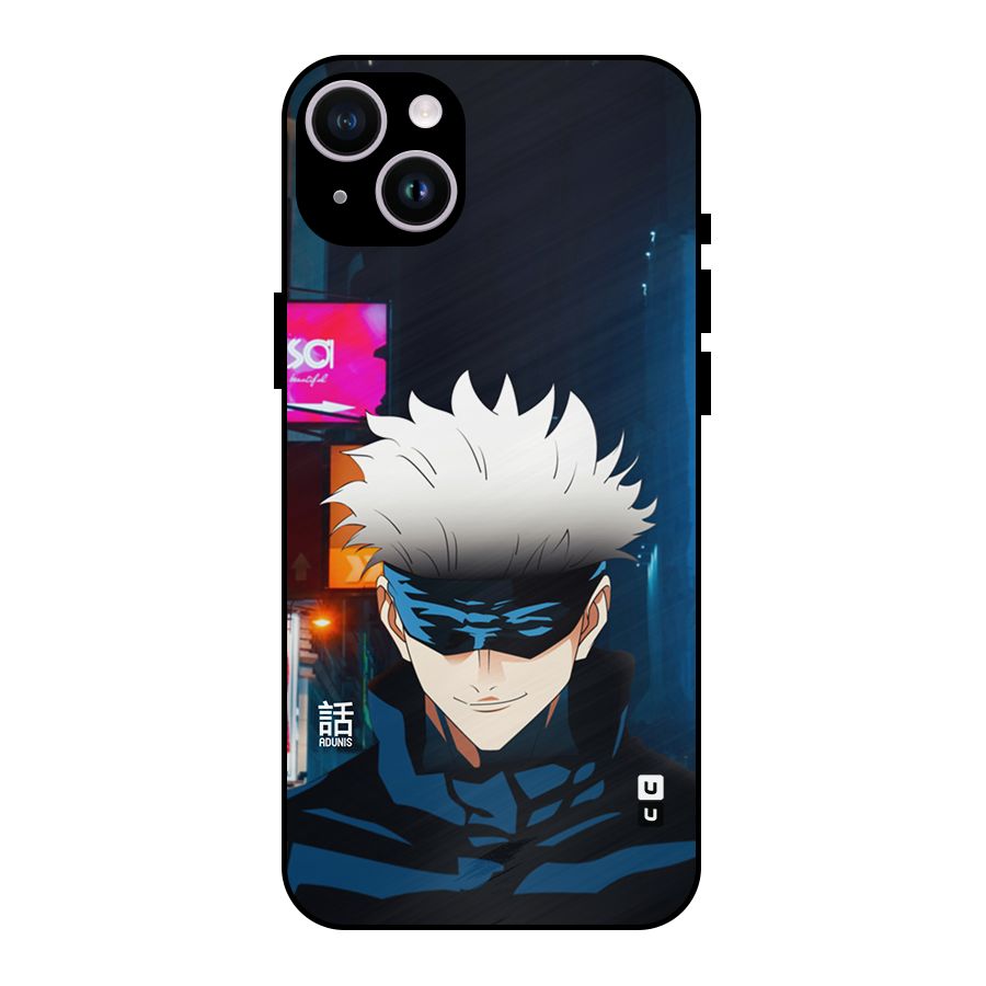 Gojo Smiles Metal Back Case for iPhone 14 Plus