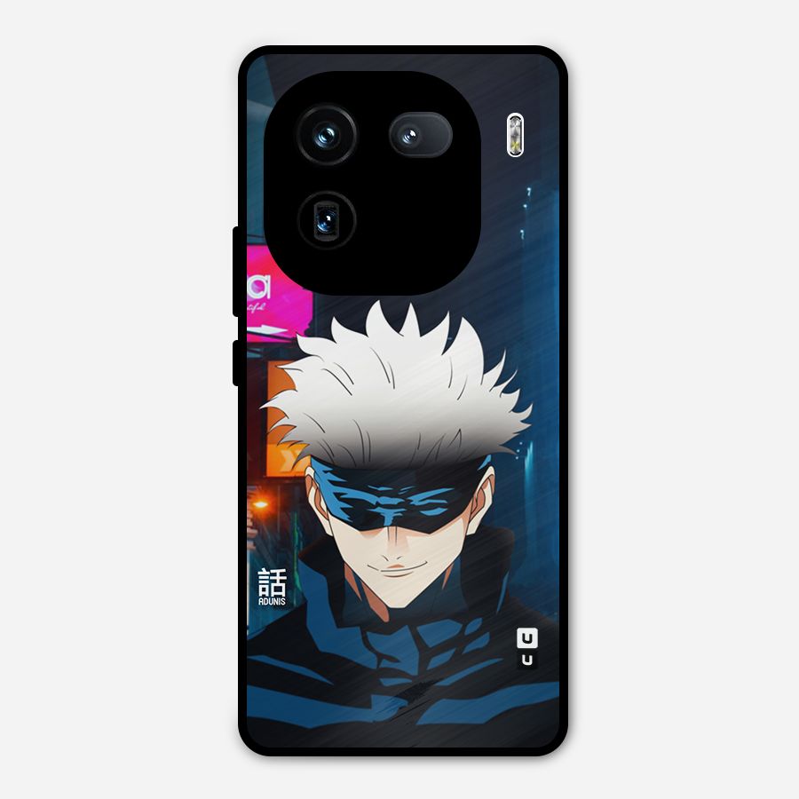 Gojo Smiles Metal Back Case for iQOO 12