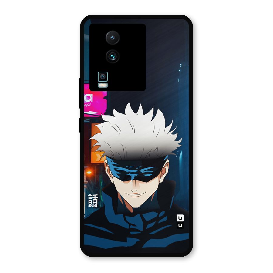 Gojo Smiles Metal Back Case for iQOO Neo 7 Pro