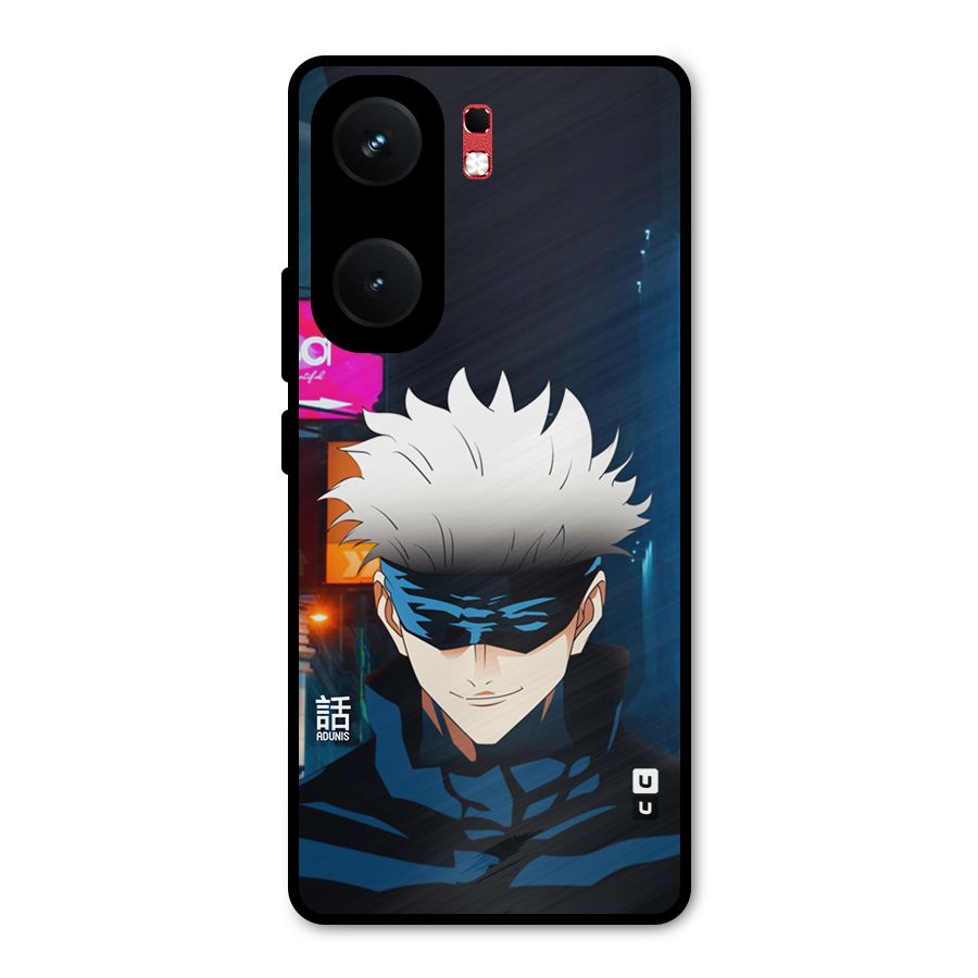 Gojo Smiles Metal Back Case for iQOO Neo 9 Pro