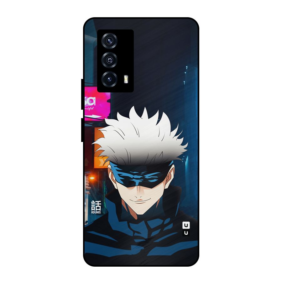 Gojo Smiles Metal Back Case for iQOO Z5
