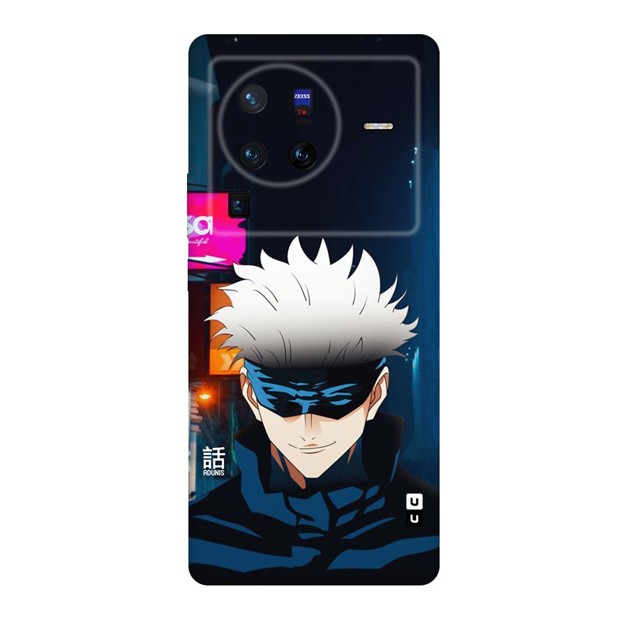 Gojo Smiles Original Polycarbonate Back Case for Vivo X80
