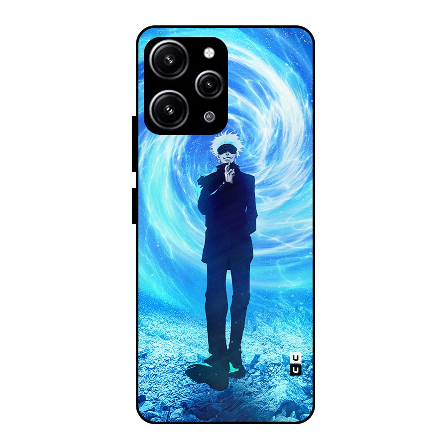 Gojo Swag Glass Back Case for Redmi 12 4G