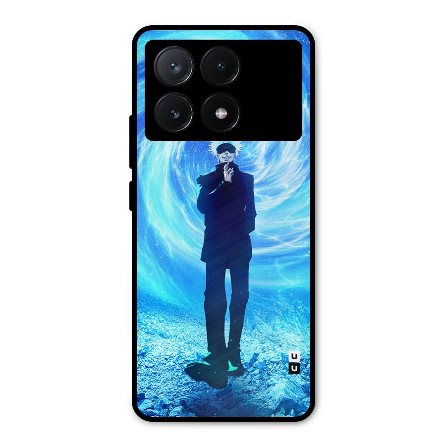 Gojo Swag Metal Back Case for Poco X6 Pro