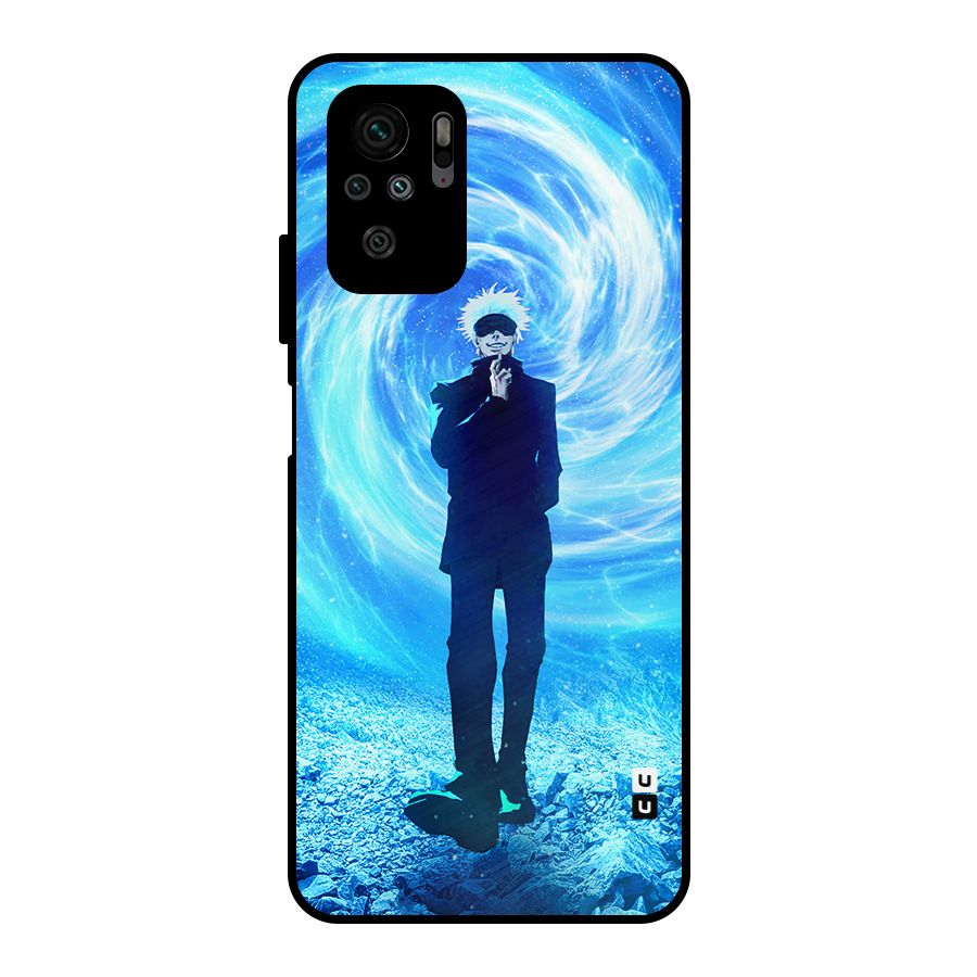 Gojo Swag Metal Back Case for Redmi Note 10