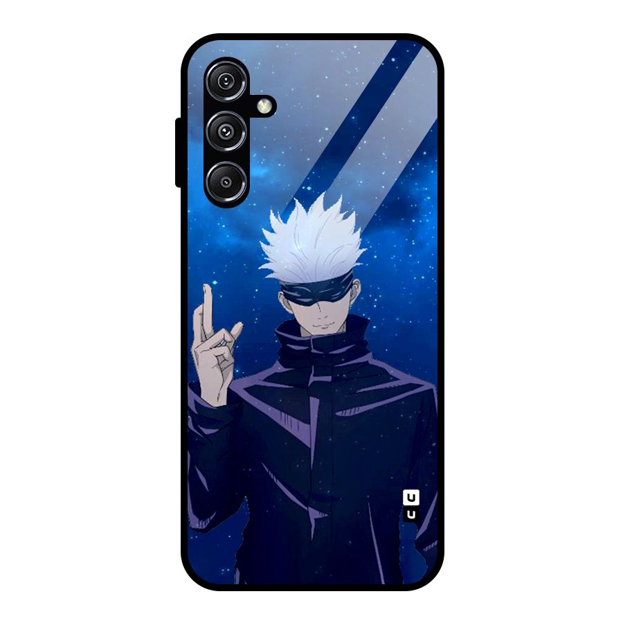 Gojo Winner Glass Back Case for Galaxy M34 5G