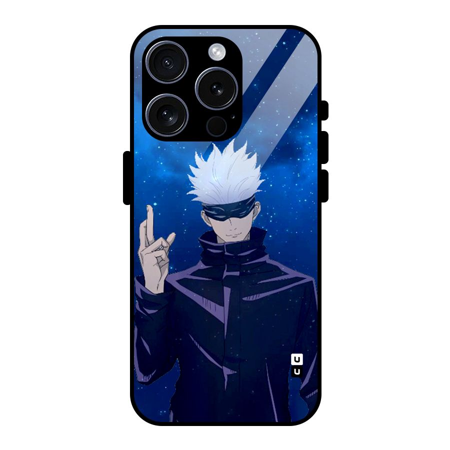 Gojo Winner Glass Back Case for iPhone 15 Pro