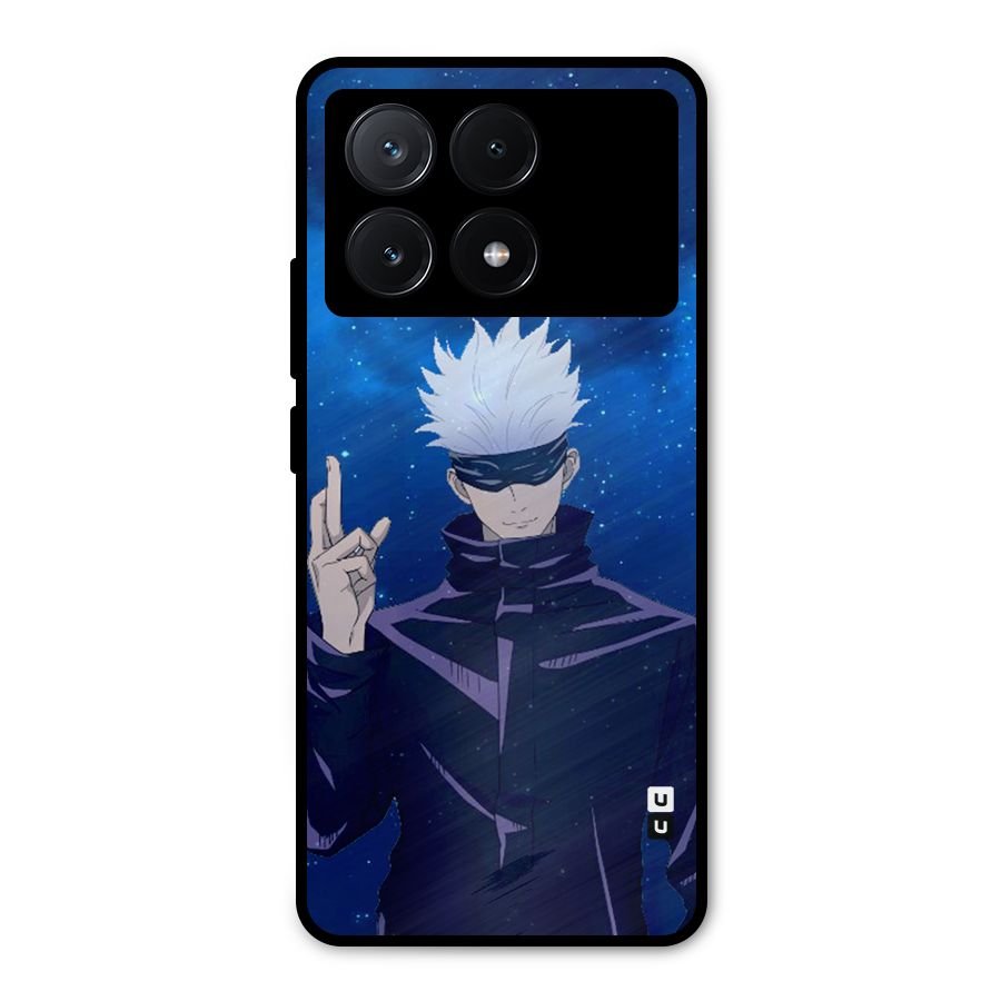 Gojo Winner Metal Back Case for Poco X6 Pro
