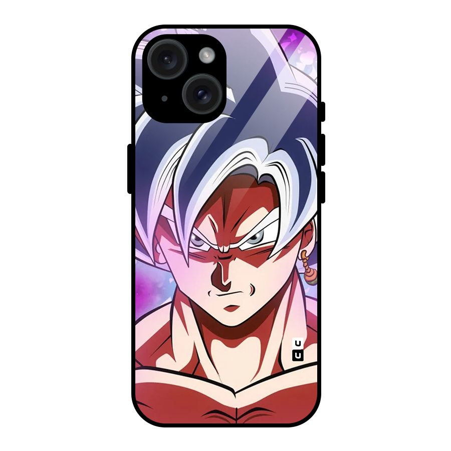 Goku Instinct Glass Back Case for iPhone 15