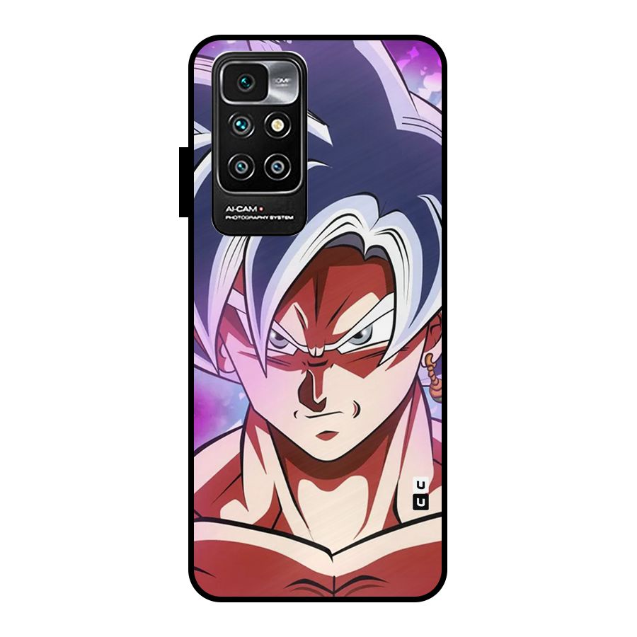 Goku Instinct Metal Back Case for Redmi 10 Prime
