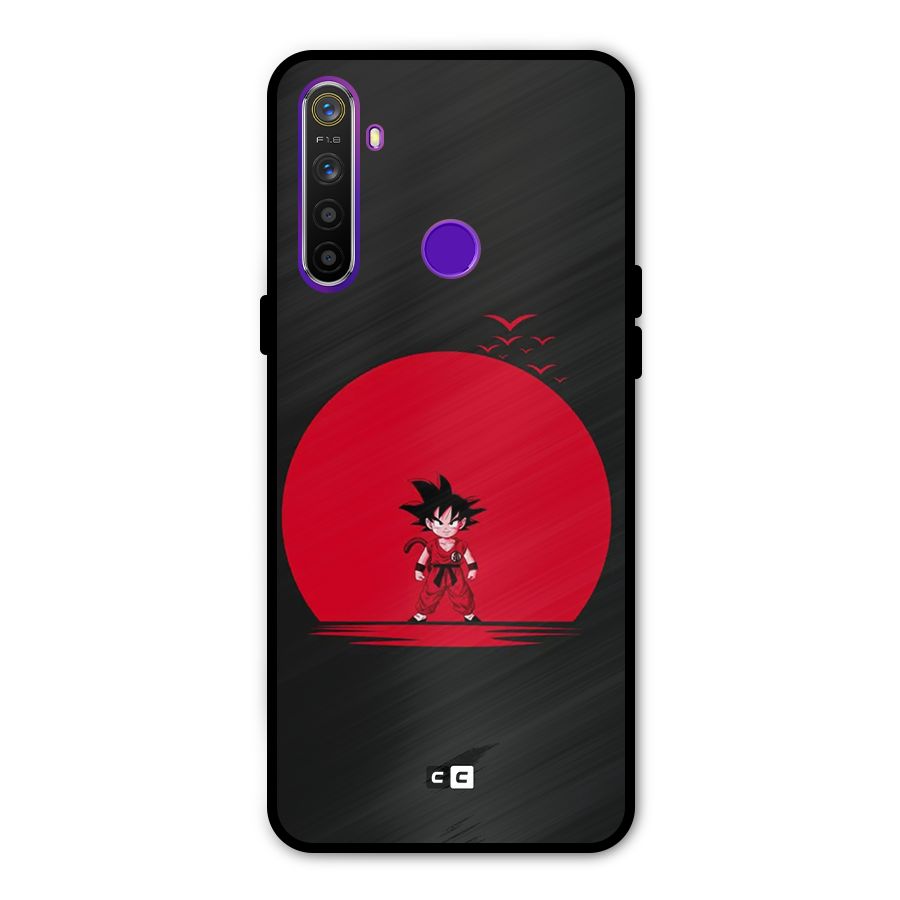 Goku Kid Art Glass Back Case for Realme 5s