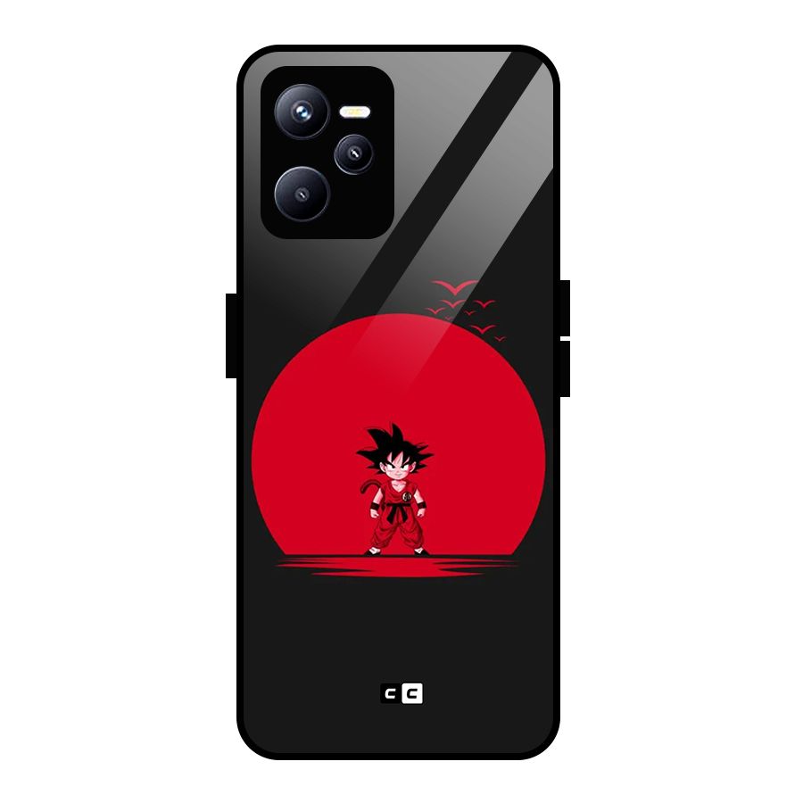Goku Kid Art Glass Back Case for Realme C35