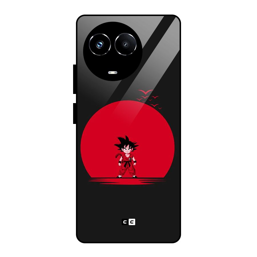 Goku Kid Art Glass Back Case for Realme Narzo 60X