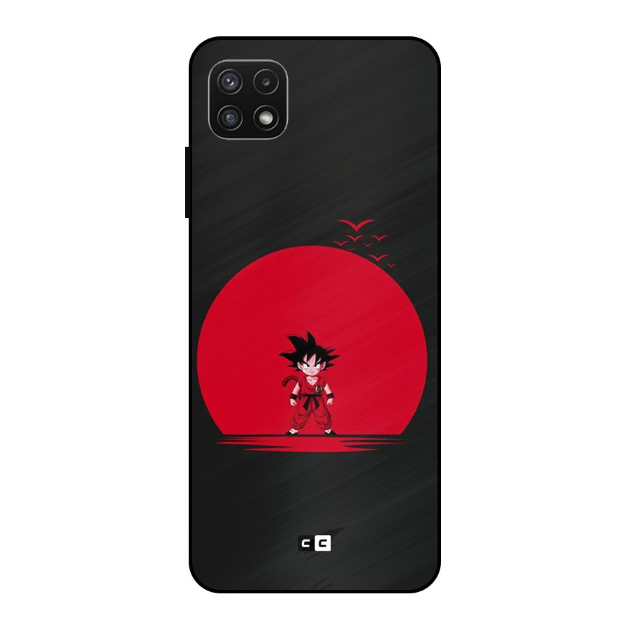 Goku Kid Art Metal Back Case for Galaxy A22 5G