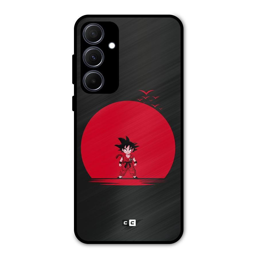 Goku Kid Art Metal Back Case for Galaxy A35