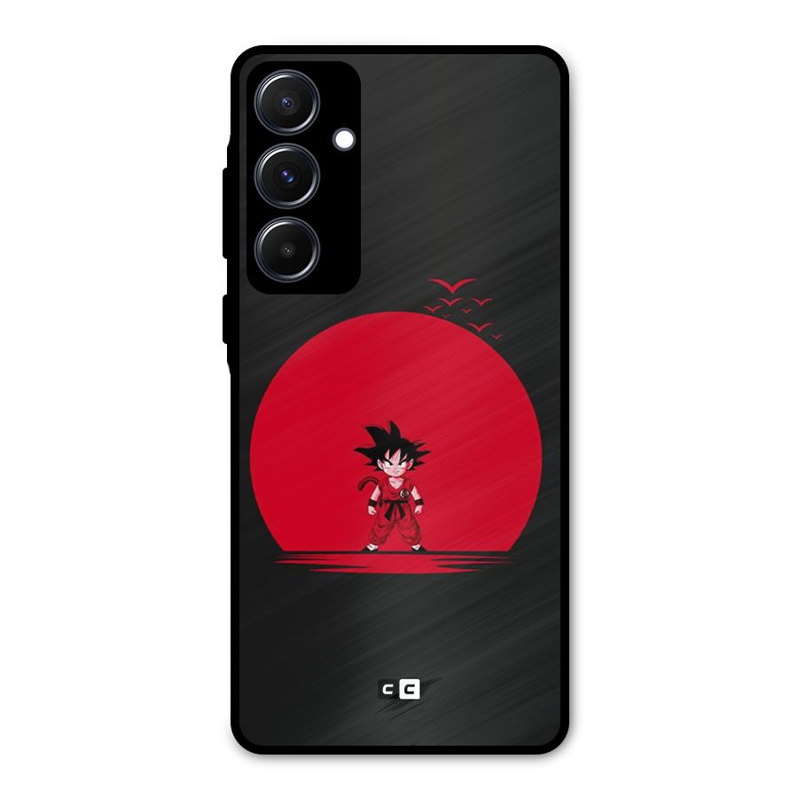 Goku Kid Art Metal Back Case for Galaxy A55