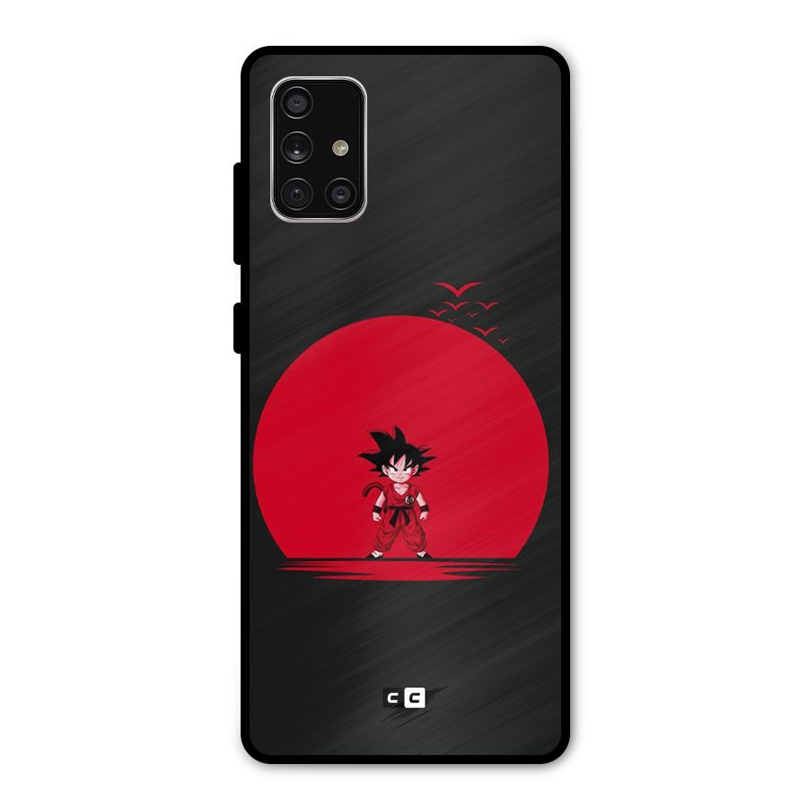 Goku Kid Art Metal Back Case for Galaxy A71