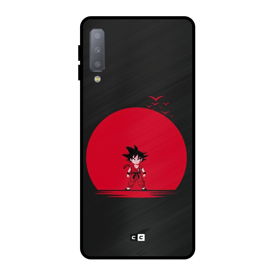 Goku Kid Art Metal Back Case for Galaxy A7 (2018)