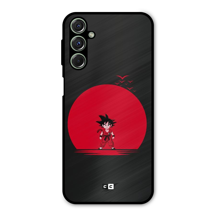 Goku Kid Art Metal Back Case for Galaxy F34