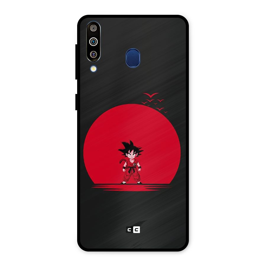 Goku Kid Art Metal Back Case for Galaxy M30