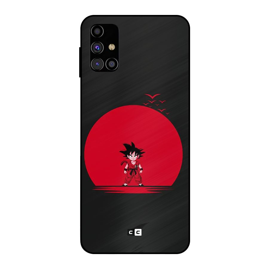 Goku Kid Art Metal Back Case for Galaxy M31s