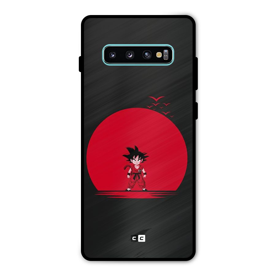 Goku Kid Art Metal Back Case for Galaxy S10 Plus