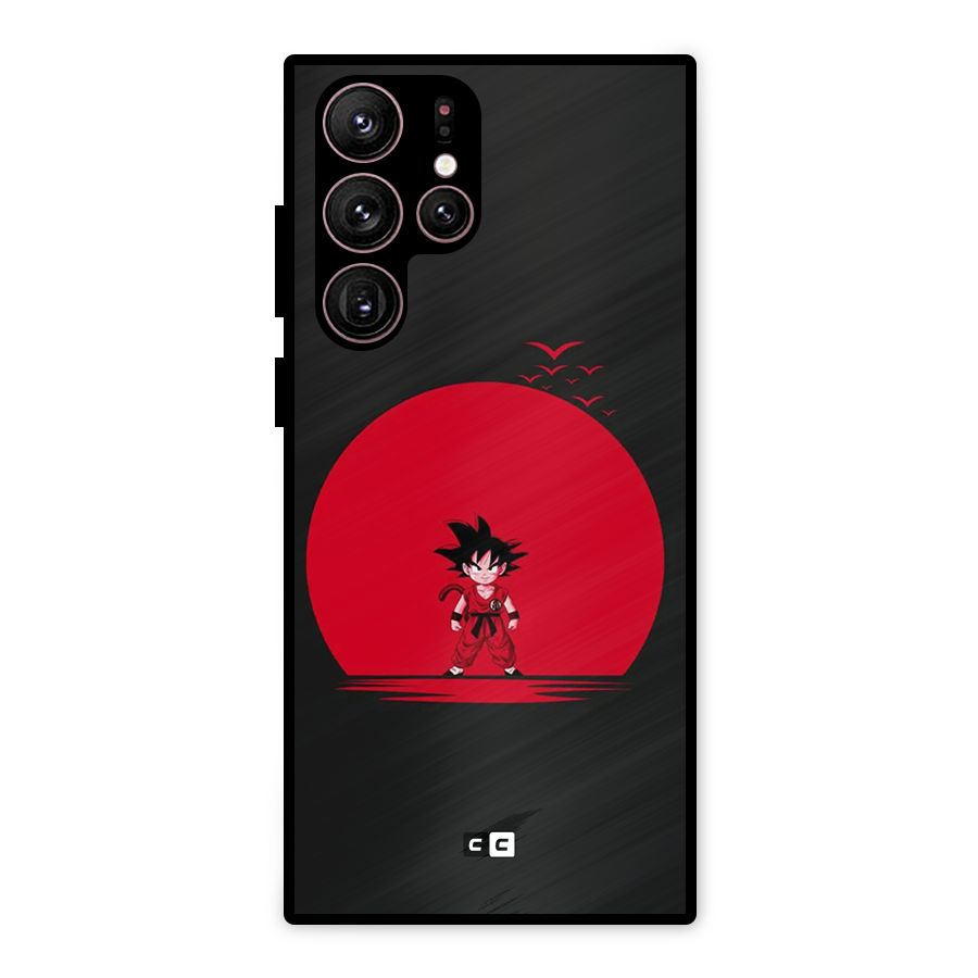 Goku Kid Art Metal Back Case for Galaxy S22 Ultra 5G