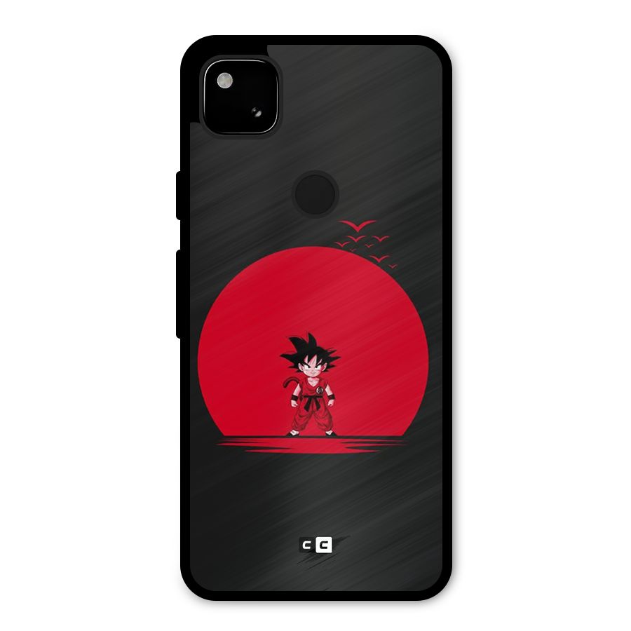 Goku Kid Art Metal Back Case for Google Pixel 4a