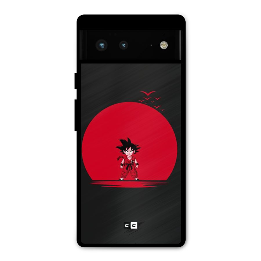 Goku Kid Art Metal Back Case for Google Pixel 6