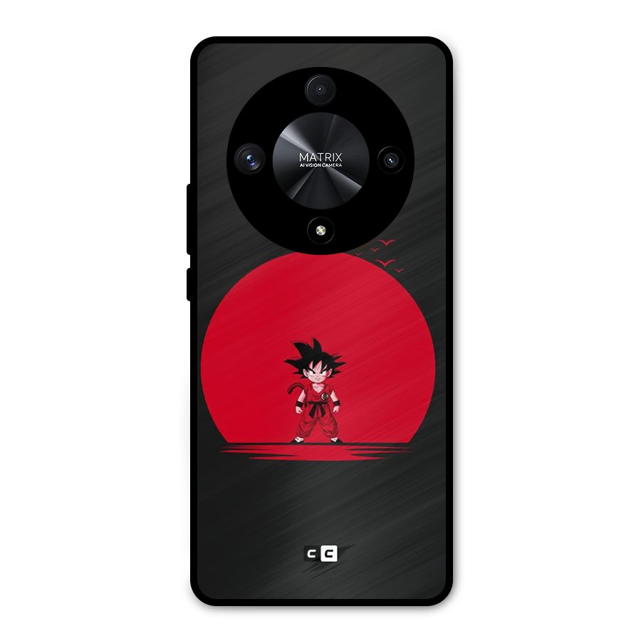 Goku Kid Art Metal Back Case for Honor X9b