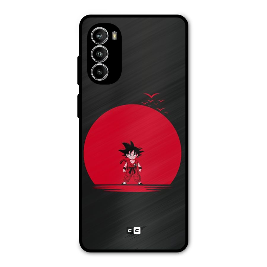 Goku Kid Art Metal Back Case for Moto G52