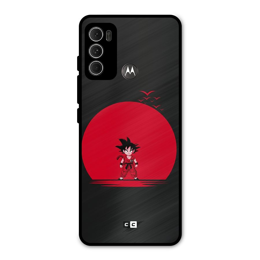 Goku Kid Art Metal Back Case for Moto G60