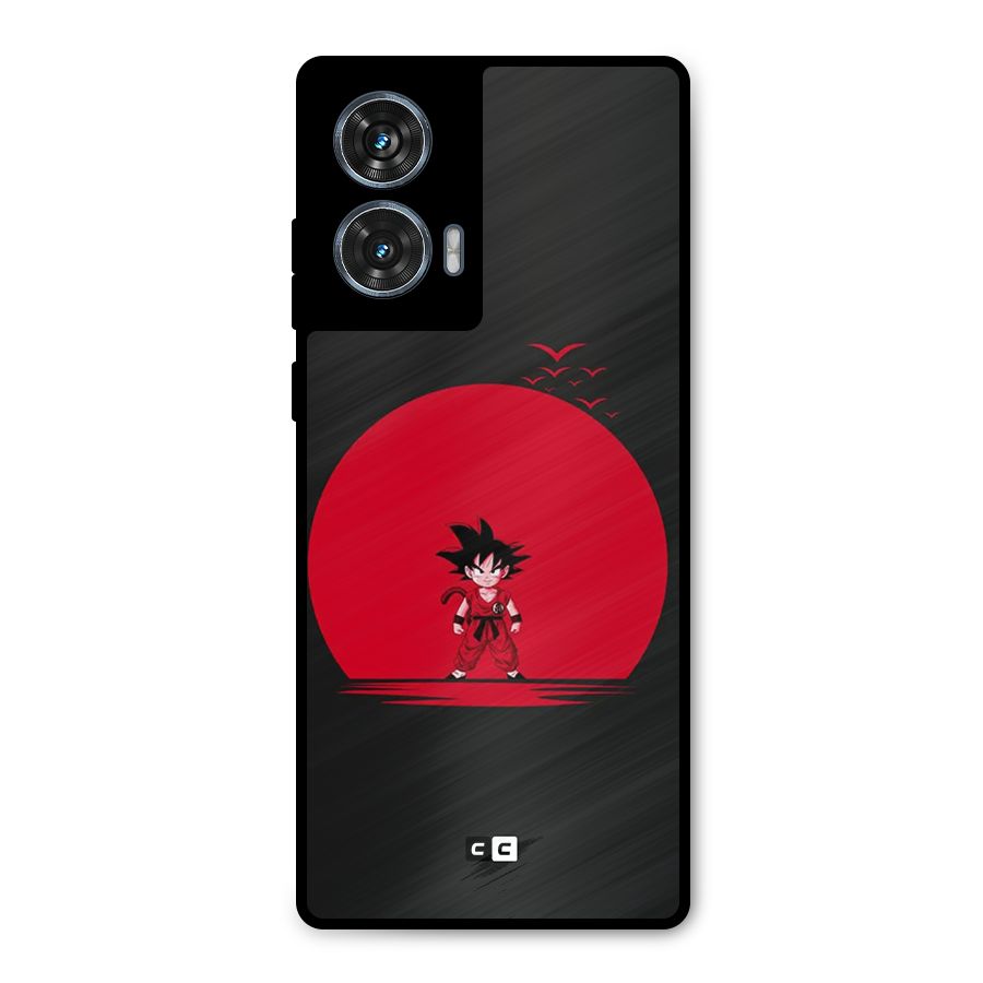 Goku Kid Art Metal Back Case for Motorola Edge 50 Fusion