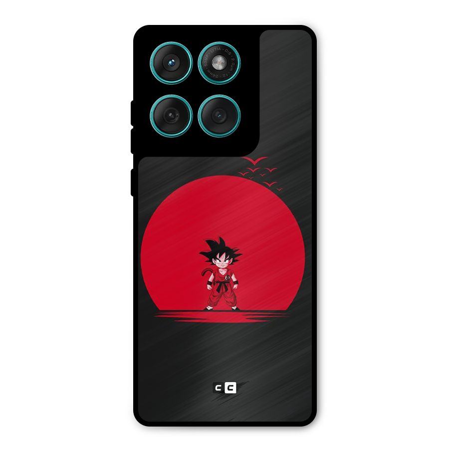Goku Kid Art Metal Back Case for Motorola Edge 60