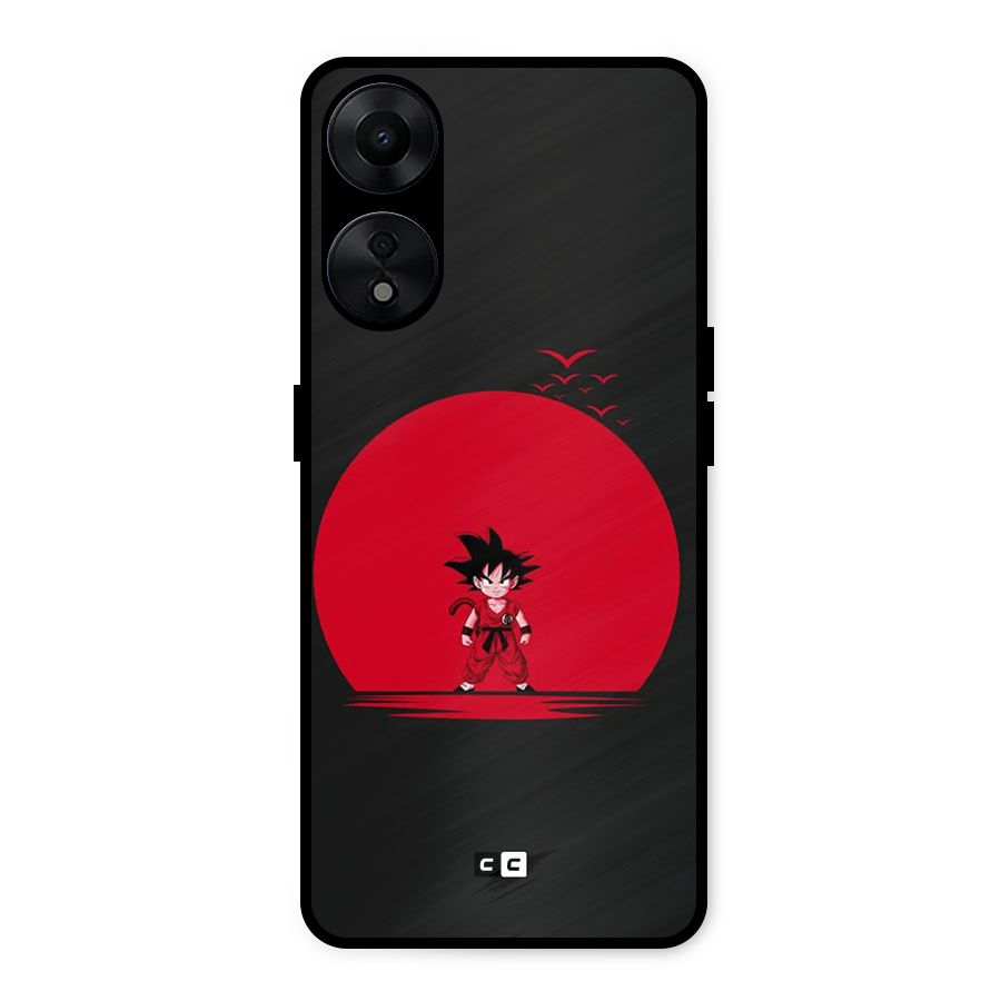 Goku Kid Art Metal Back Case for Oppo A78 5G