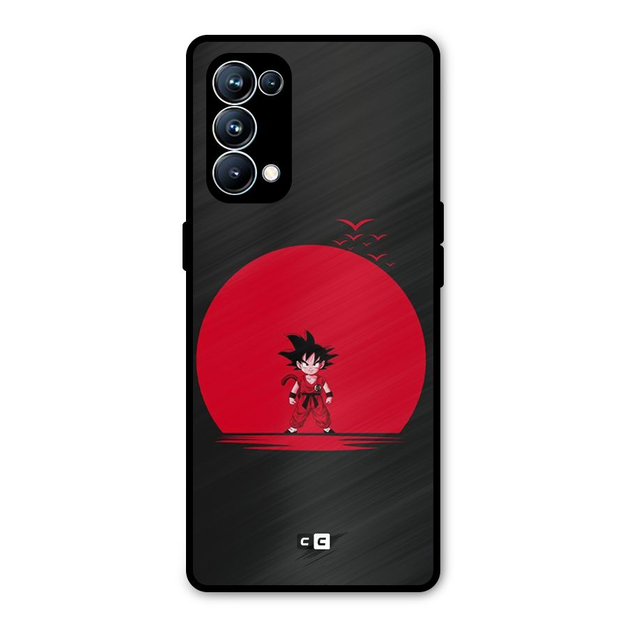 Goku Kid Art Metal Back Case for Oppo Reno5 Pro 5G