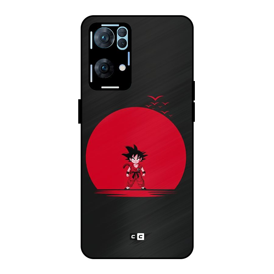Goku Kid Art Metal Back Case for Oppo Reno7 Pro 5G