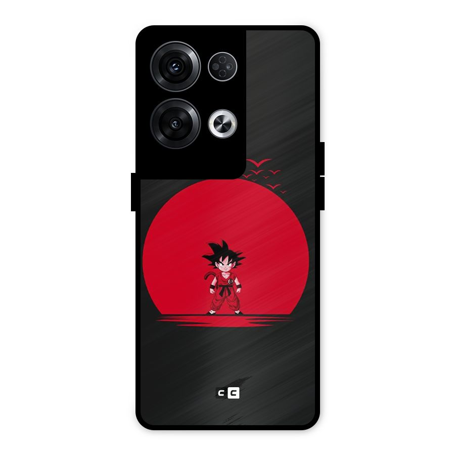 Goku Kid Art Metal Back Case for Oppo Reno8 Pro 5G