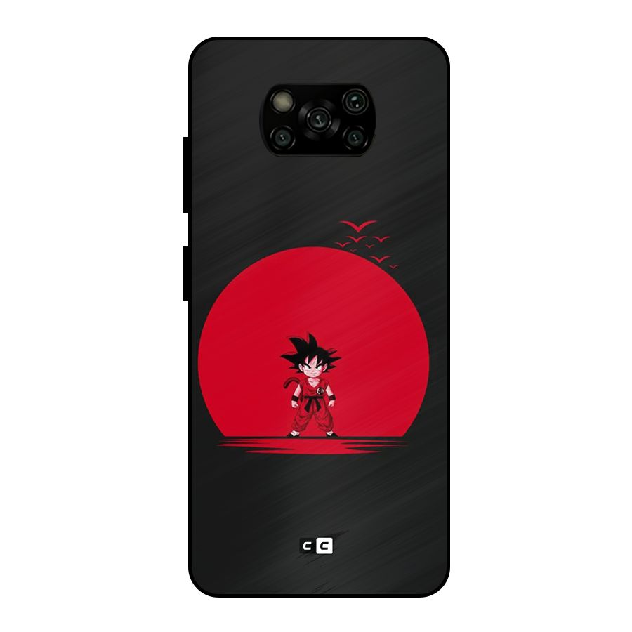 Goku Kid Art Metal Back Case for Poco X3